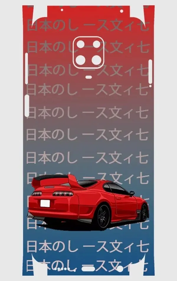 Xiaomi Redmi Note 9s Telefon Kaplama - Supra MK4 JDM