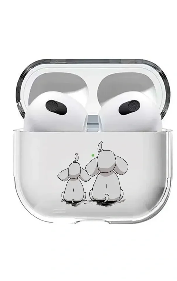 AirPods 3. Nesil Şeffaf Kılıf Elephants