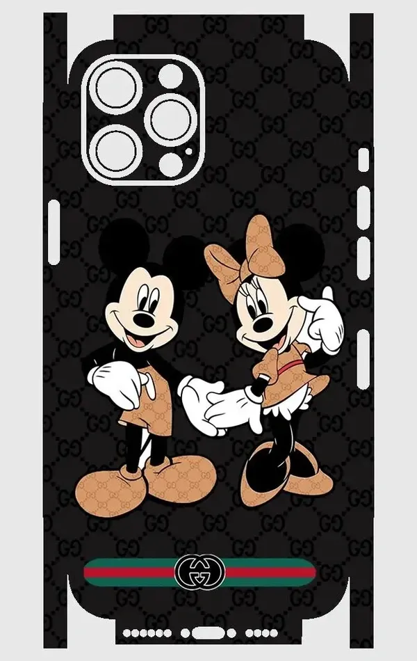 iPhone 12 Pro Max Telefon Kaplama - Mickey Çift