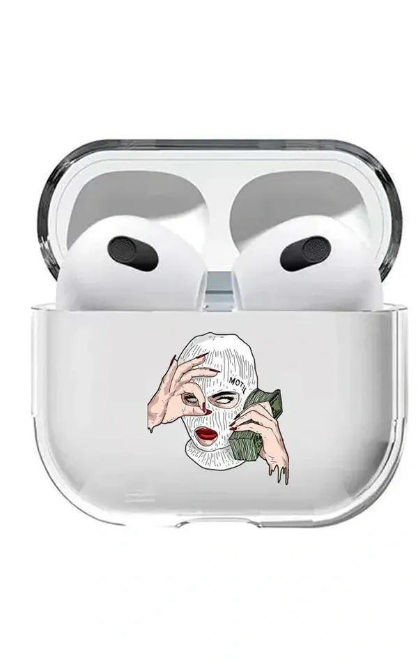 AirPods 3. Nesil Şeffaf Kılıf Gangsta Girl