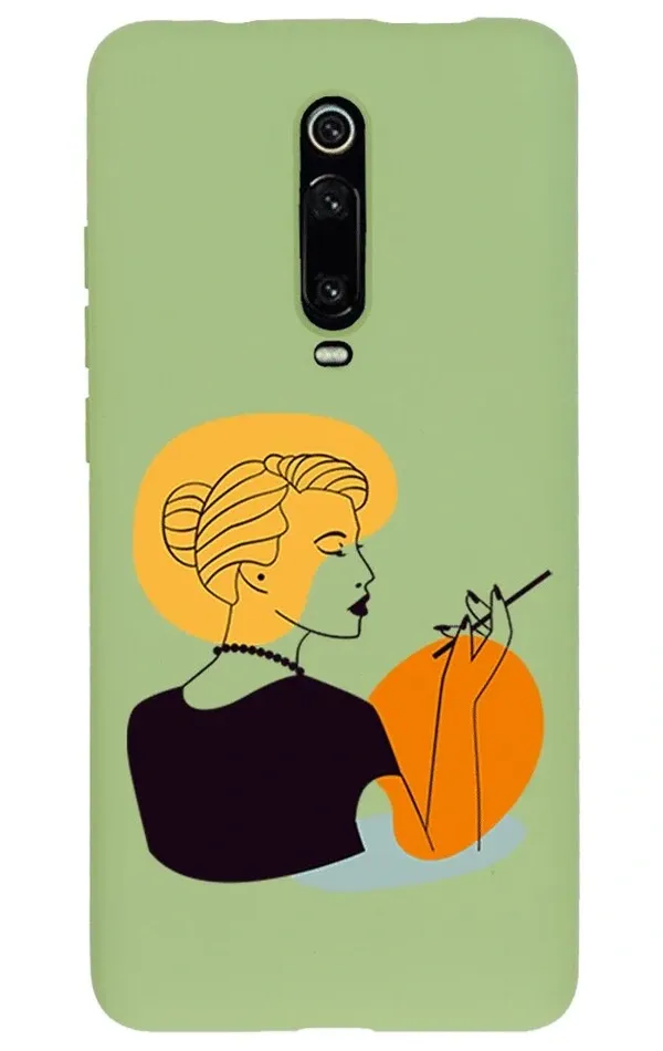 Xiaomi Mi 9T Pro Lansman Kılıf - Art Woman 2