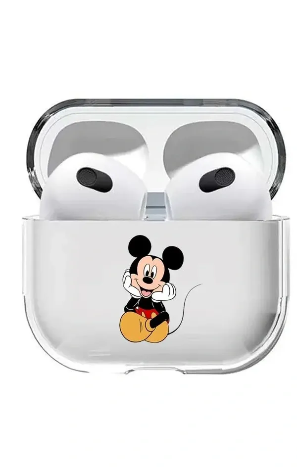 AirPods 3. Nesil Şeffaf Kılıf Mickey Mouse