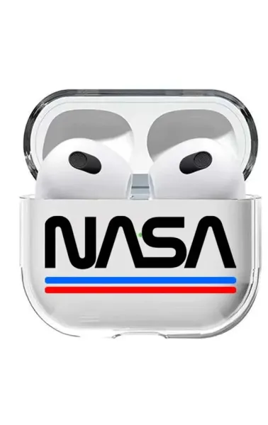 AirPods 3. Nesil Şeffaf Kılıf Nasa