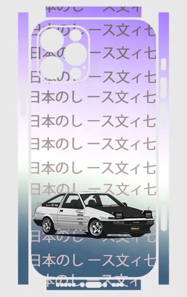 iPhone 12 Pro Telefon Kaplama - Hachi Roku AE86 JDM