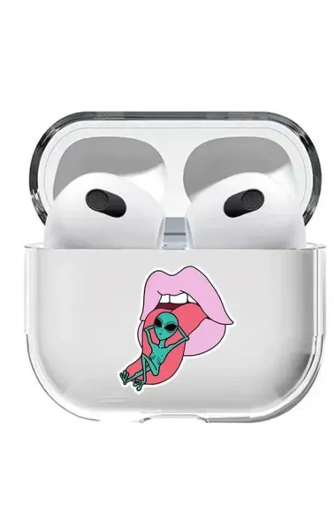 AirPods 3. Nesil Şeffaf Kılıf Relax Alien