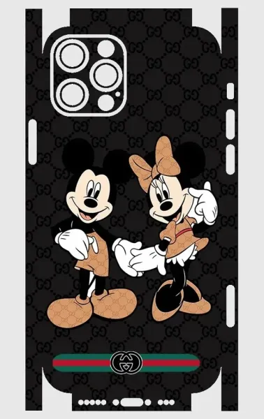 iPhone 12 Pro Telefon Kaplama - Mickey Çift