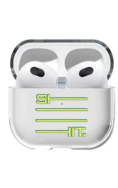 AirPods 3. Nesil Şeffaf Kılıf Shit