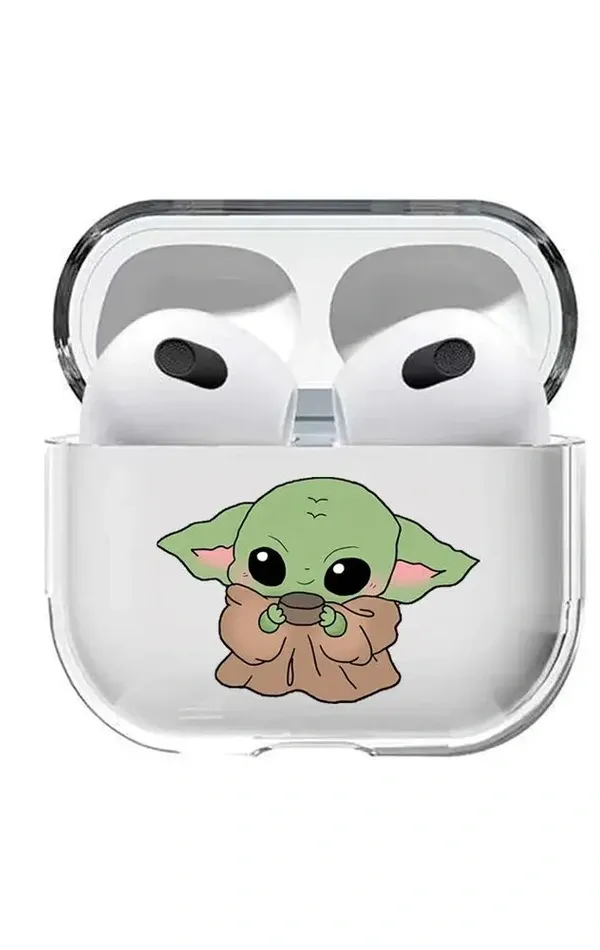 AirPods 3. Nesil Şeffaf Kılıf Yoda