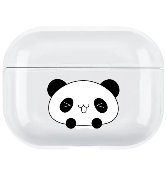 AirPods Pro 2. Nesil Şeffaf Kılıf - Bebe Panda