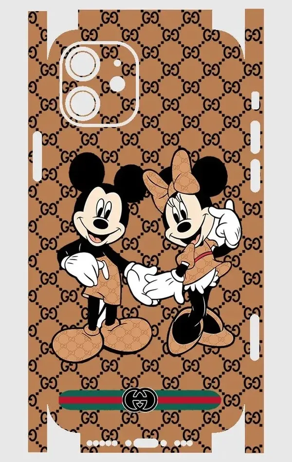 iPhone 12 Telefon Kaplama - Mickey Çift