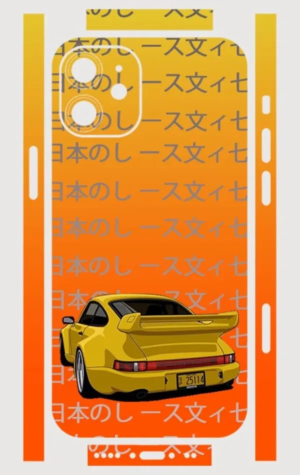 iPhone 12 Telefon Kaplama - Porsche 911 JDM