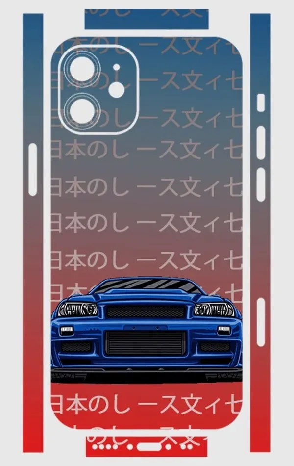 iPhone 12 Telefon Kaplama - Skyline R34 JDM 2