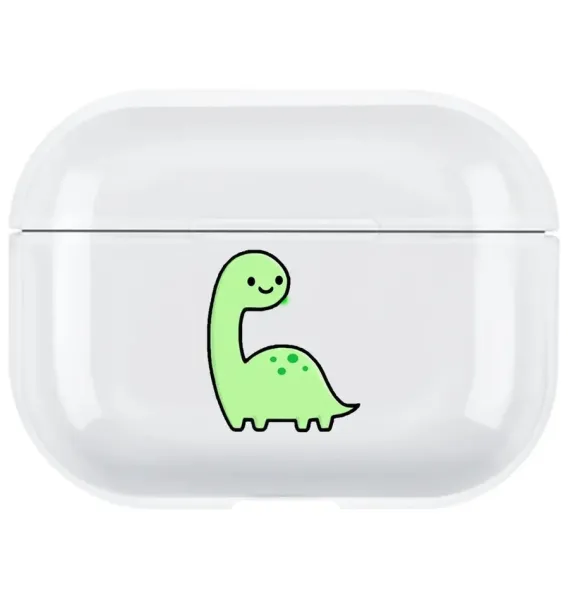 AirPods Pro 2. Nesil Şeffaf Kılıf - Dino