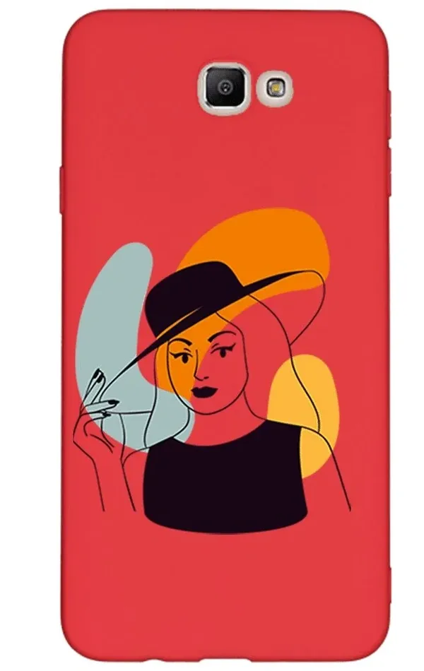 Samsung Galaxy J7 Prime Lansman Kılıf - Art Woman 4