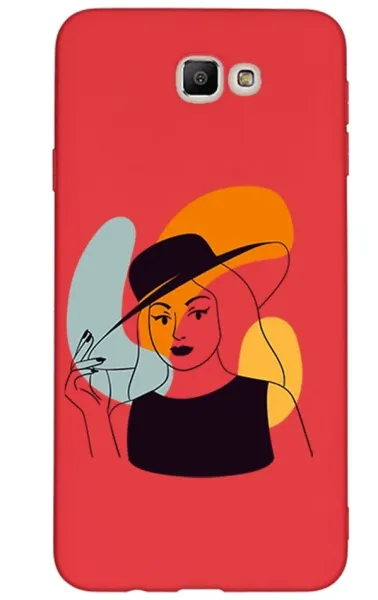 Samsung Galaxy J7 Prime Lansman Kılıf - Art Woman 4