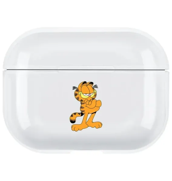 AirPods Pro 2. Nesil Şeffaf Kılıf - Garfield