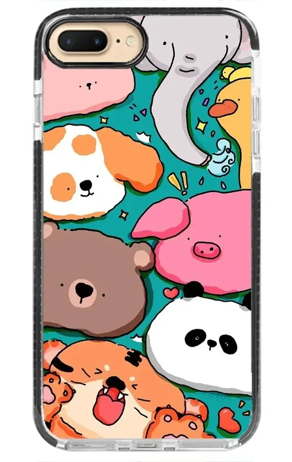 iPhone 8 Plus Impact Case - Animals