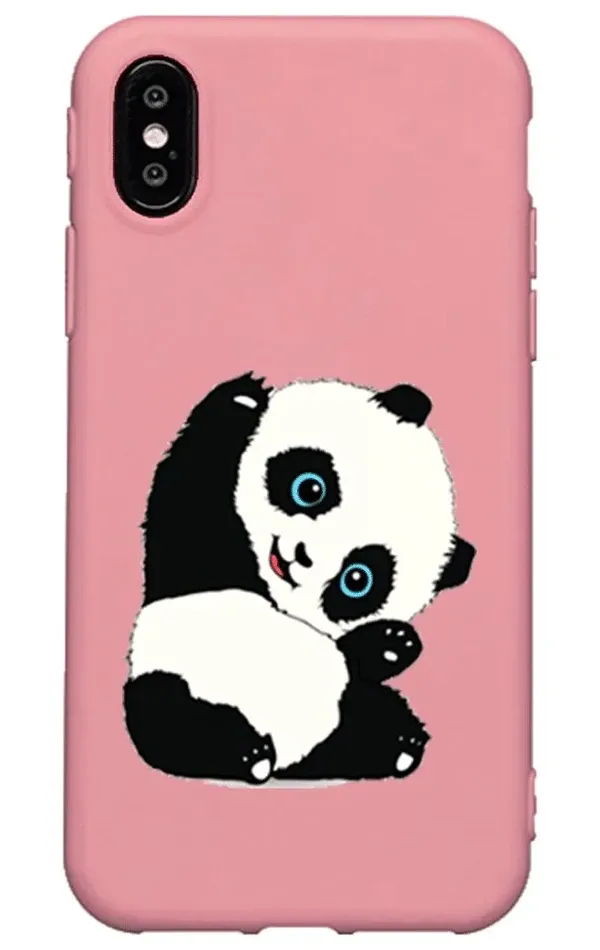 iPhone X Lansman Kılıf - Pandas