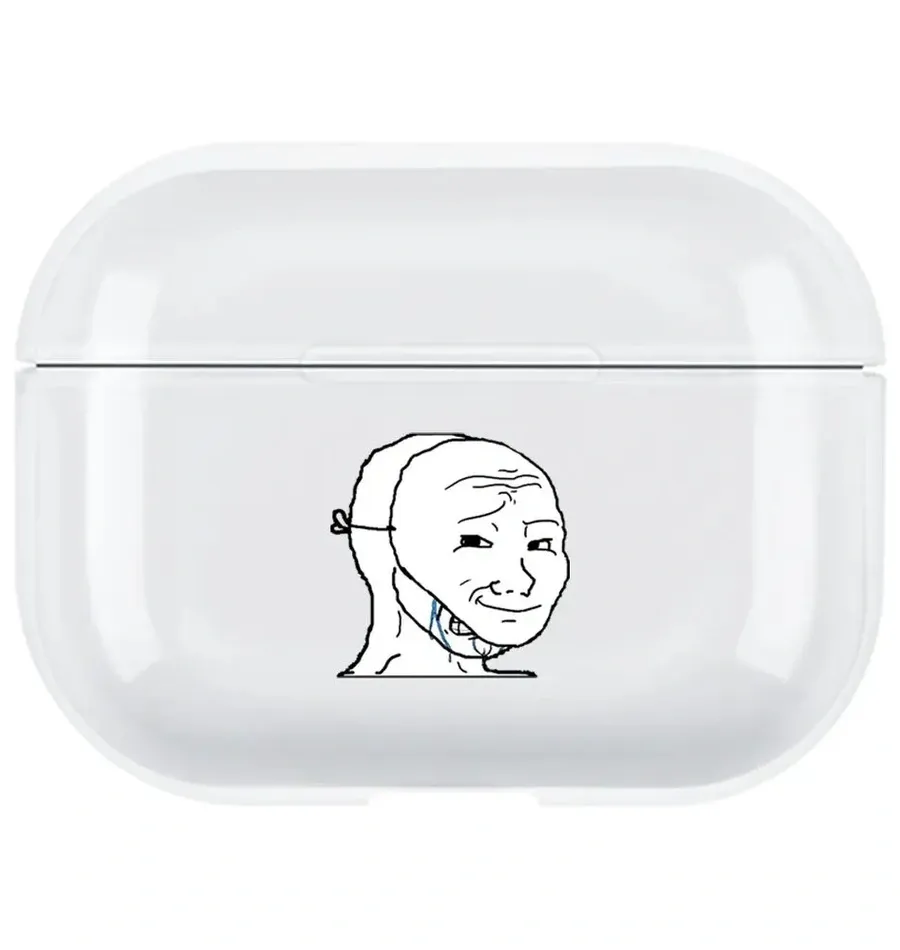 AirPods Pro 2. Nesil Şeffaf Kılıf - Rage Mask