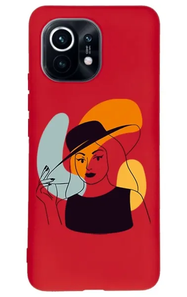 Xiaomi Mi 11 Lite Lansman Kılıf - Art Woman 4