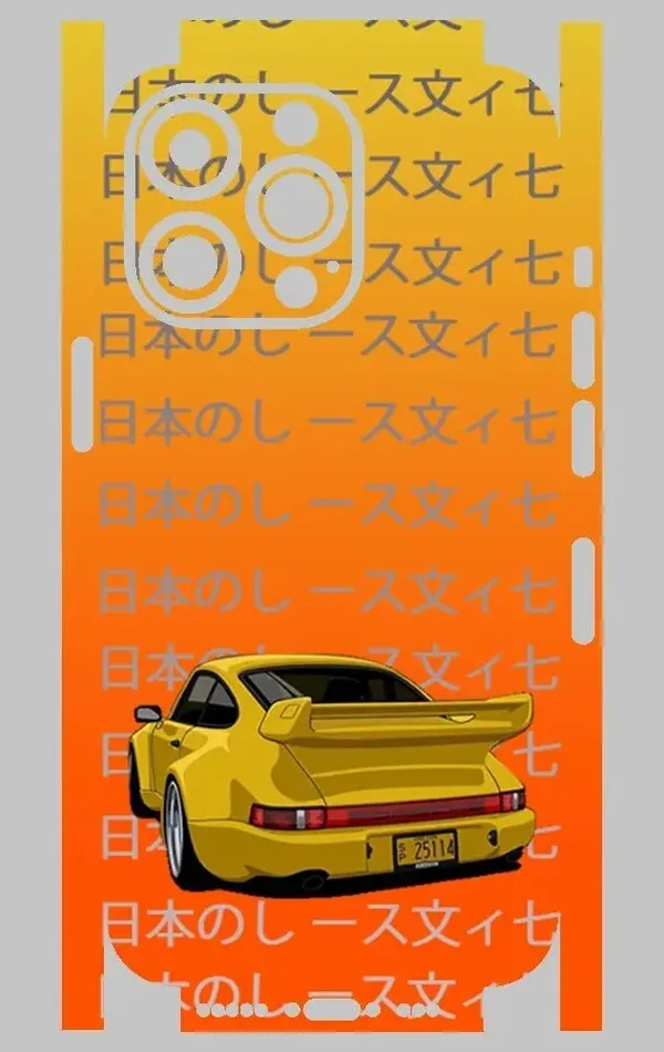 iPhone 13 Pro Telefon Kaplama - Porsche 911 JDM