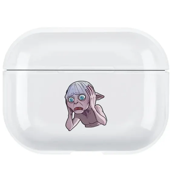 AirPods Pro 2. Nesil Şeffaf Kılıf - Smeagol