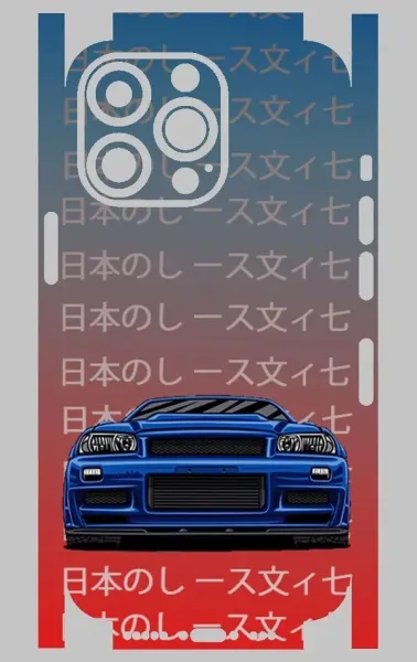 iPhone 13 Pro Telefon Kaplama - Skyline R34 JDM 2