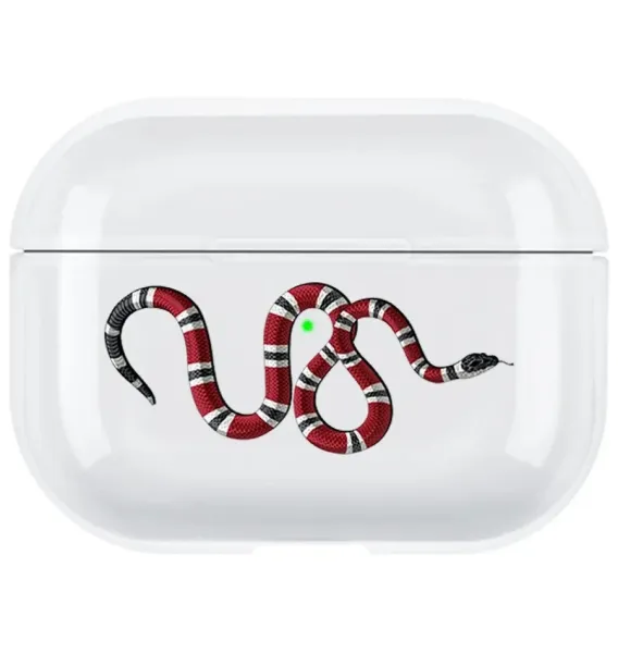 AirPods Pro 2. Nesil Şeffaf Kılıf - Snake