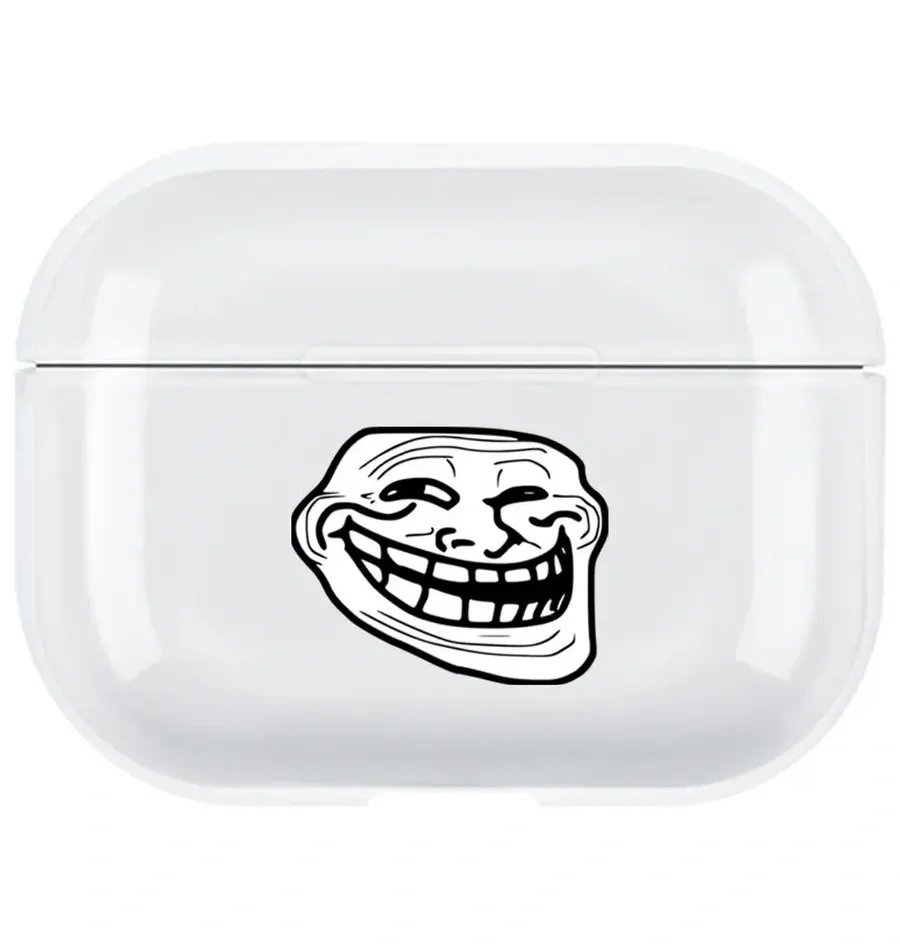 AirPods Pro 2. Nesil Şeffaf Kılıf - Troll