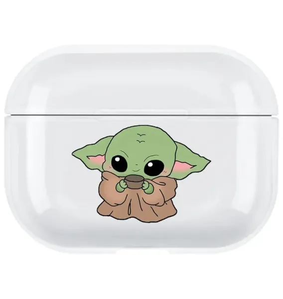 AirPods Pro 2. Nesil Şeffaf Kılıf - Yoda