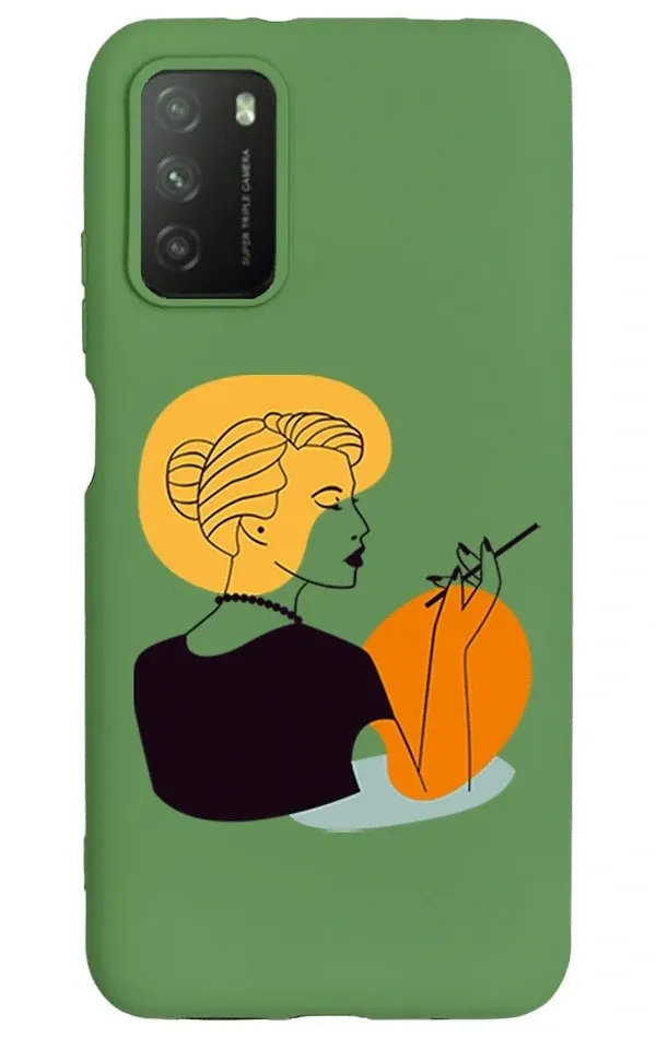 Xiaomi Poco M3 Lansman Kılıf - Art Woman 2