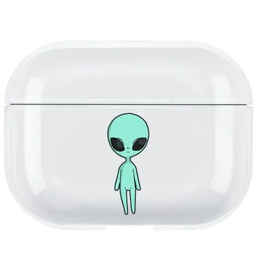 AirPods Pro Şeffaf Kılıf - Alien