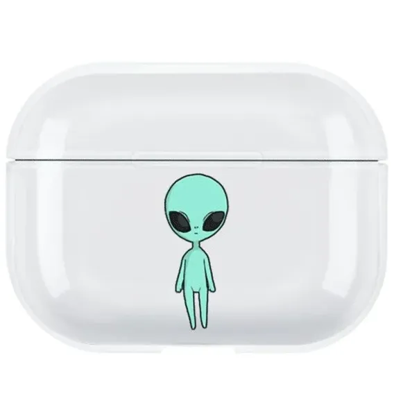 AirPods Pro Şeffaf Kılıf - Alien