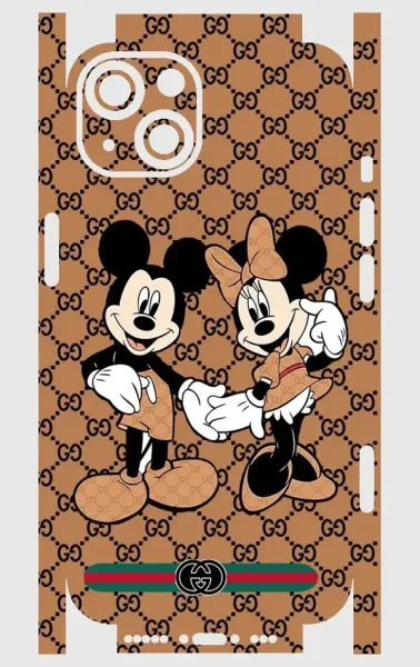 iPhone 13 Telefon Kaplama - Mickey Çift