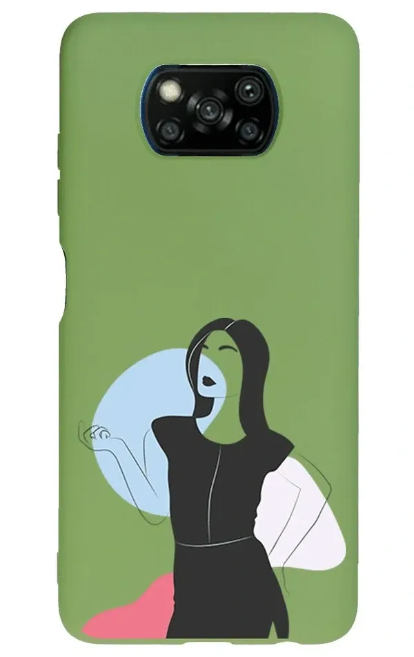 Xiaomi Poco X3 Lansman Kılıf - Art Woman 1