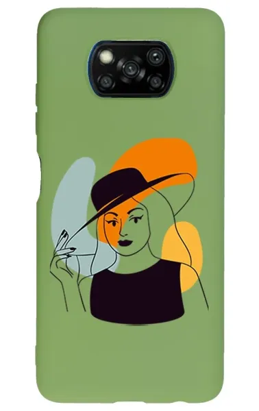 Xiaomi Poco X3 Lansman Kılıf - Art Woman 4