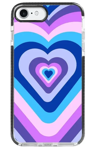 iPhone SE 2020 Impact Case - Renkli Kalp