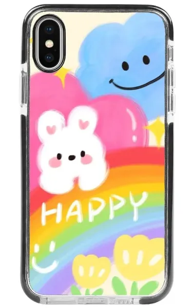 iPhone X Impact Case - Happy