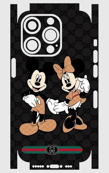 iPhone 14 Pro Max Telefon Kaplama - Mickey Çift