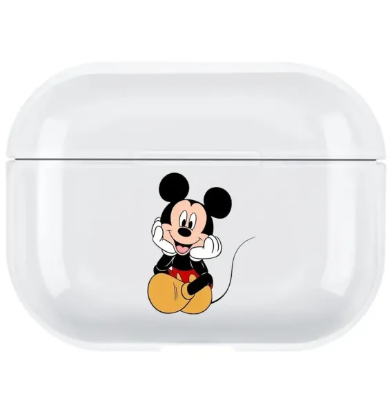 AirPods Pro Şeffaf Kılıf Mickey Mouse