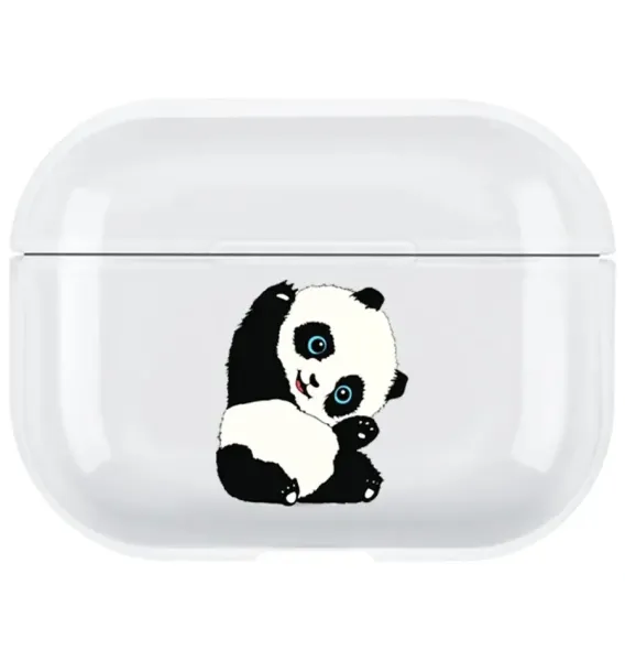 AirPods Pro Şeffaf Kılıf Panda