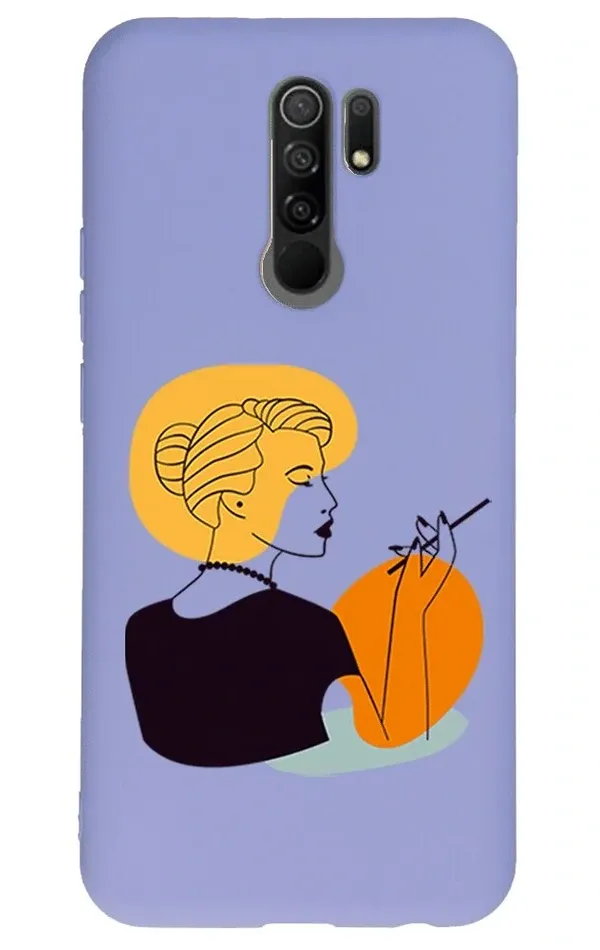 Xiaomi Redmi 9 Lansman Kılıf - Art Woman 2