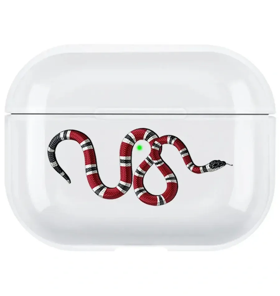 AirPods Pro Şeffaf Kılıf Snake