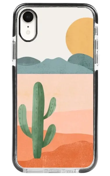 iPhone XR Impact Case - Kaktüs