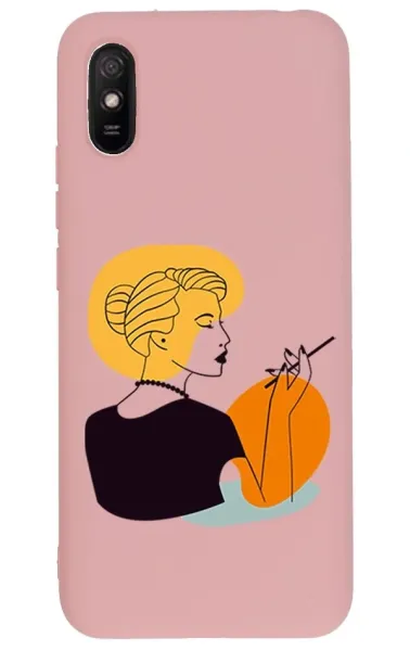 Xiaomi Redmi 9A Lansman Kılıf - Art Woman 2