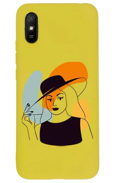 Xiaomi Redmi 9A Lansman Kılıf - Art Woman 4