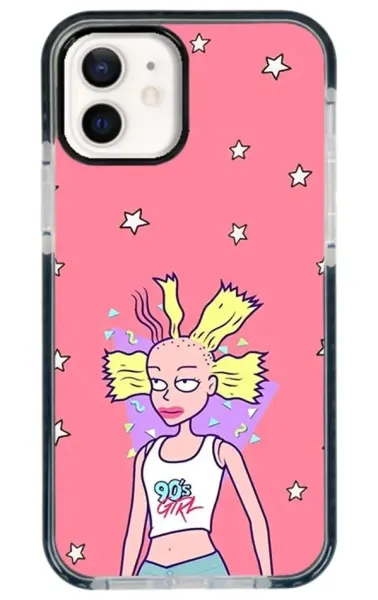 iPhone 12 Impact Case - 90's Girl