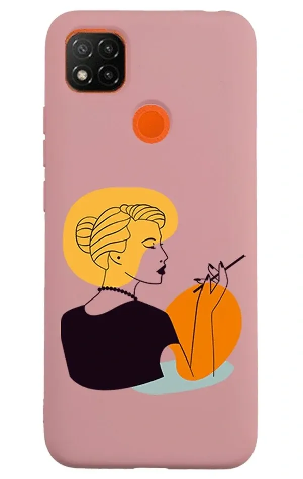 Xiaomi Redmi 9C Lansman Kılıf - Art Woman 2