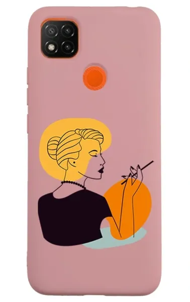 Xiaomi Redmi 9C Lansman Kılıf - Art Woman 2