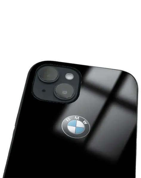 iPhone 14 Tamperli Glossy Cam Kapak - BMW 2